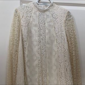 White Lace Anthropologie Dress